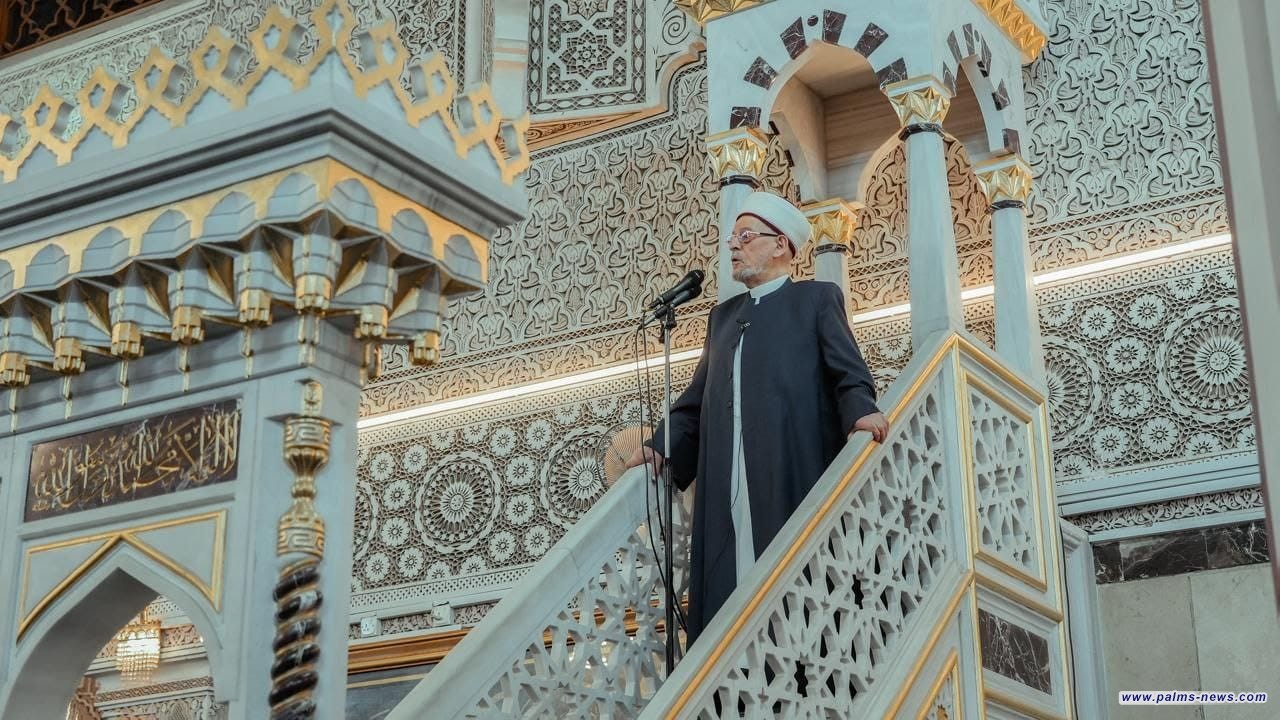 مشاهد من خطبة وصلاة عيد الفطر المبارك من الحضرة الحنفية المباركة